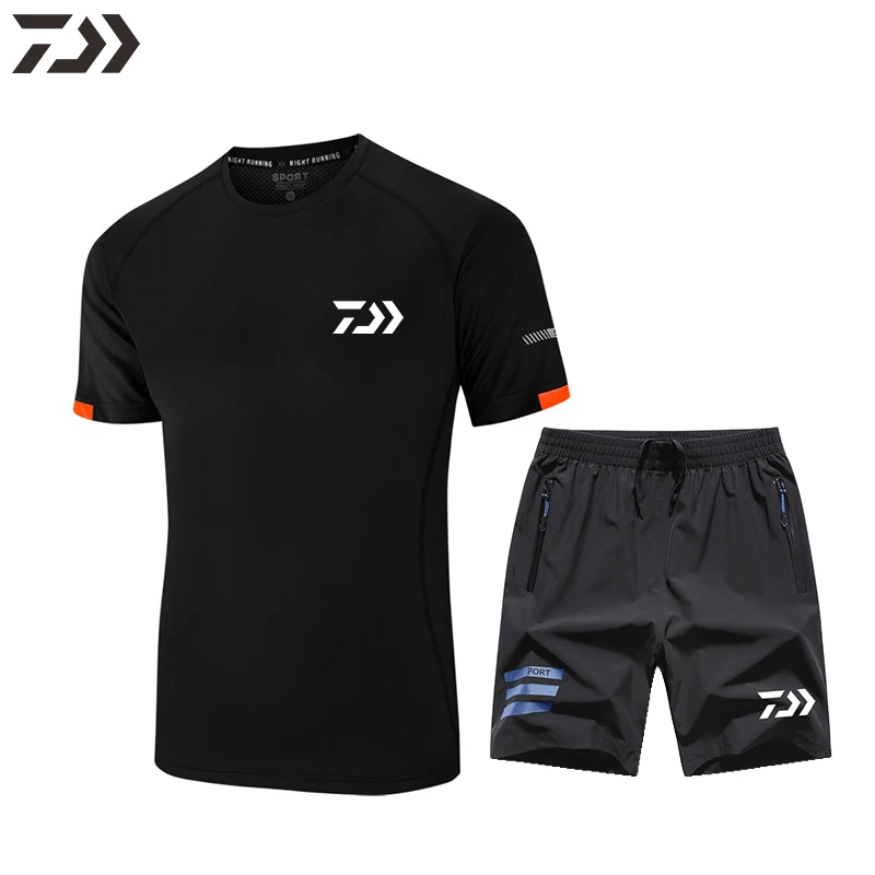 

Набор для рыбалки Daiwa, летняя тонкая дышащая быстросохнущая одежда с защитой от пота, мужская одежда Shimanos для походов, бега, спорта на открыт...