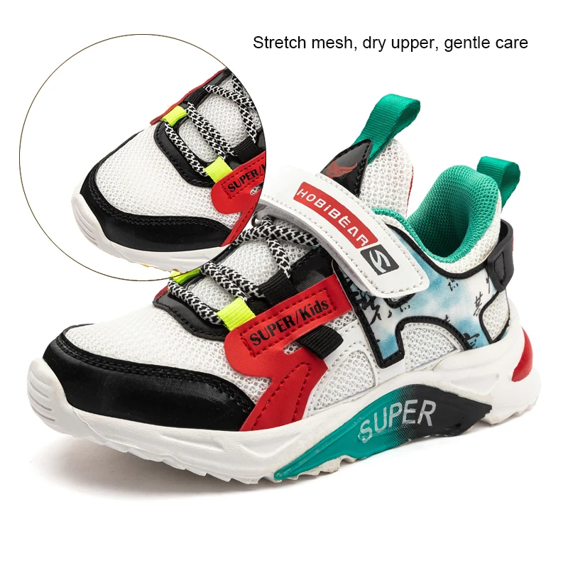 NSOH-zapatillas de deporte antideslizantes para ni&ntilde;os y ni&ntilde;as, deportivas suaves de alta calidad para correr, baloncesto, oto&ntilde;o-1