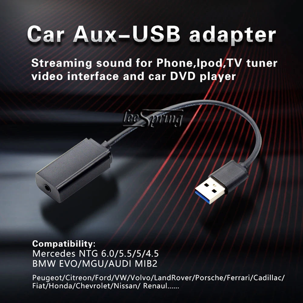 Автомобильный USB аудио бокс для AUX 3 5 мм адаптер BMW EVO ID6 ID7 MGU system| |