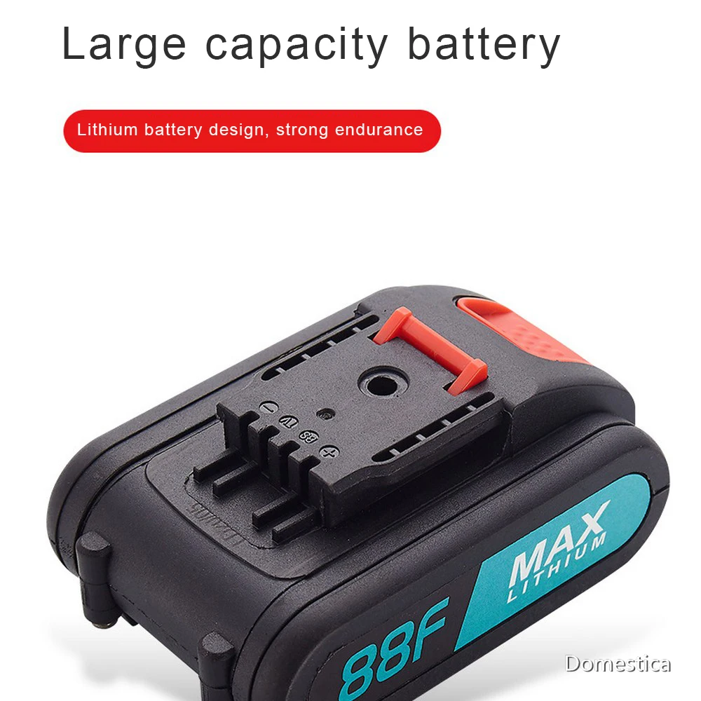 

Cordless Reciprocating Saw Electric Saw Metal Wood Cutting Machine With 1/2 Battery Woodworking Cutters+4 Saw Blades+Box/Bags