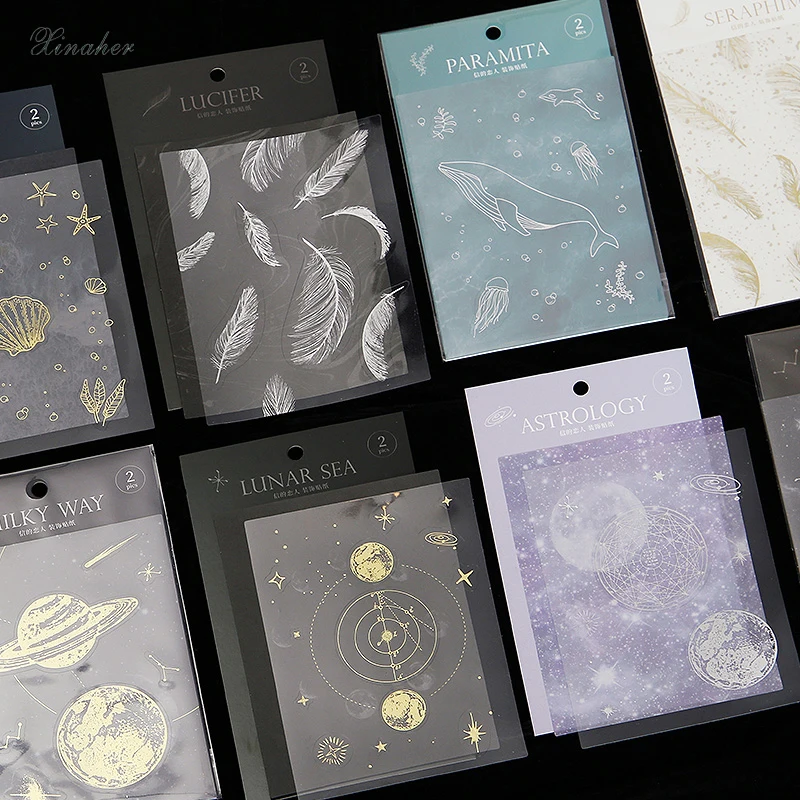 Набор стикеров XINAHER для скрапбукинга 2 листа в упаковке | Дом и сад