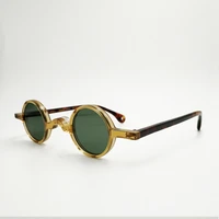 acetate polarized sunglasses men women vintage transparent small round eyewear sun glasses retro sunglass shades uv400