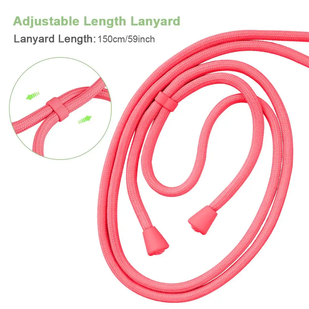 For iPhone 11 Pro Max Case Necklace Lanyard Shoulder Strap Cord Soft Phone Cover for XR XS X 7 8 6 6S PLUS SE 2020 | Мобильные