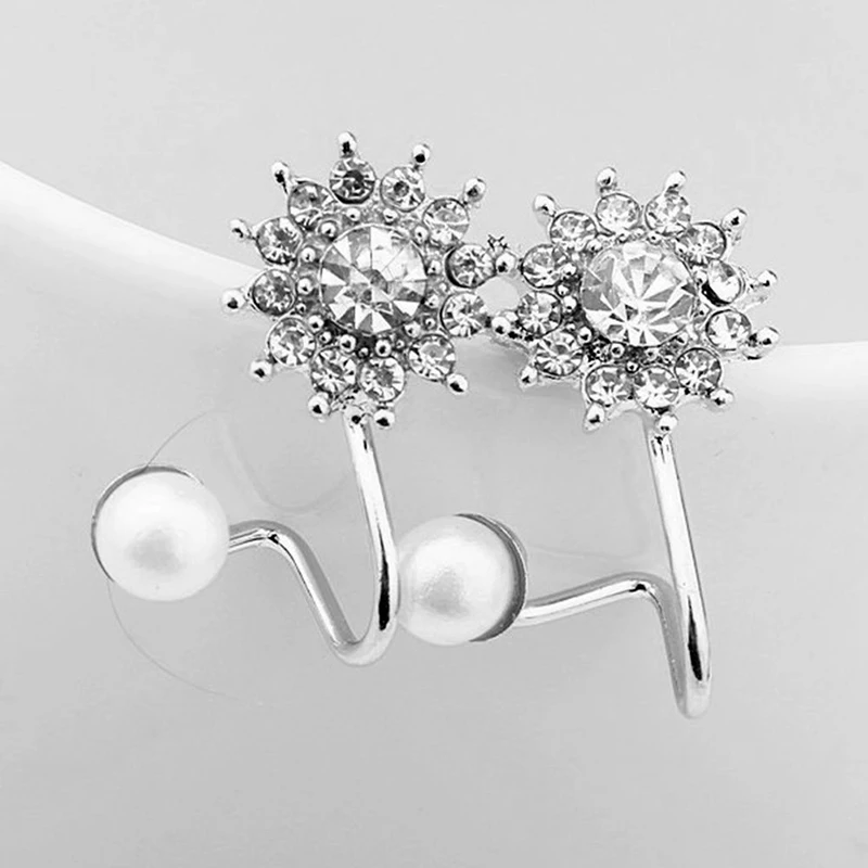 2 пары Модные женские ювелирные изделия для девушек элегантное жемчуга в форме