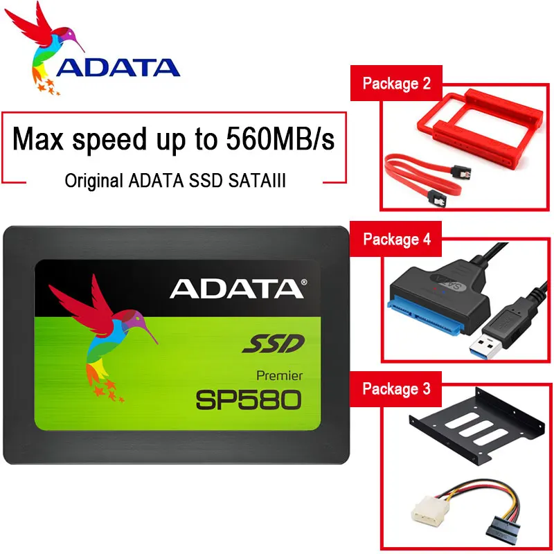 ADATA жесткий диск ssd ссд disco duro solido 240 ГБ 120 480 960 1 ТБ hdd 2 5 &quotжесткий внутренний SSD для hp