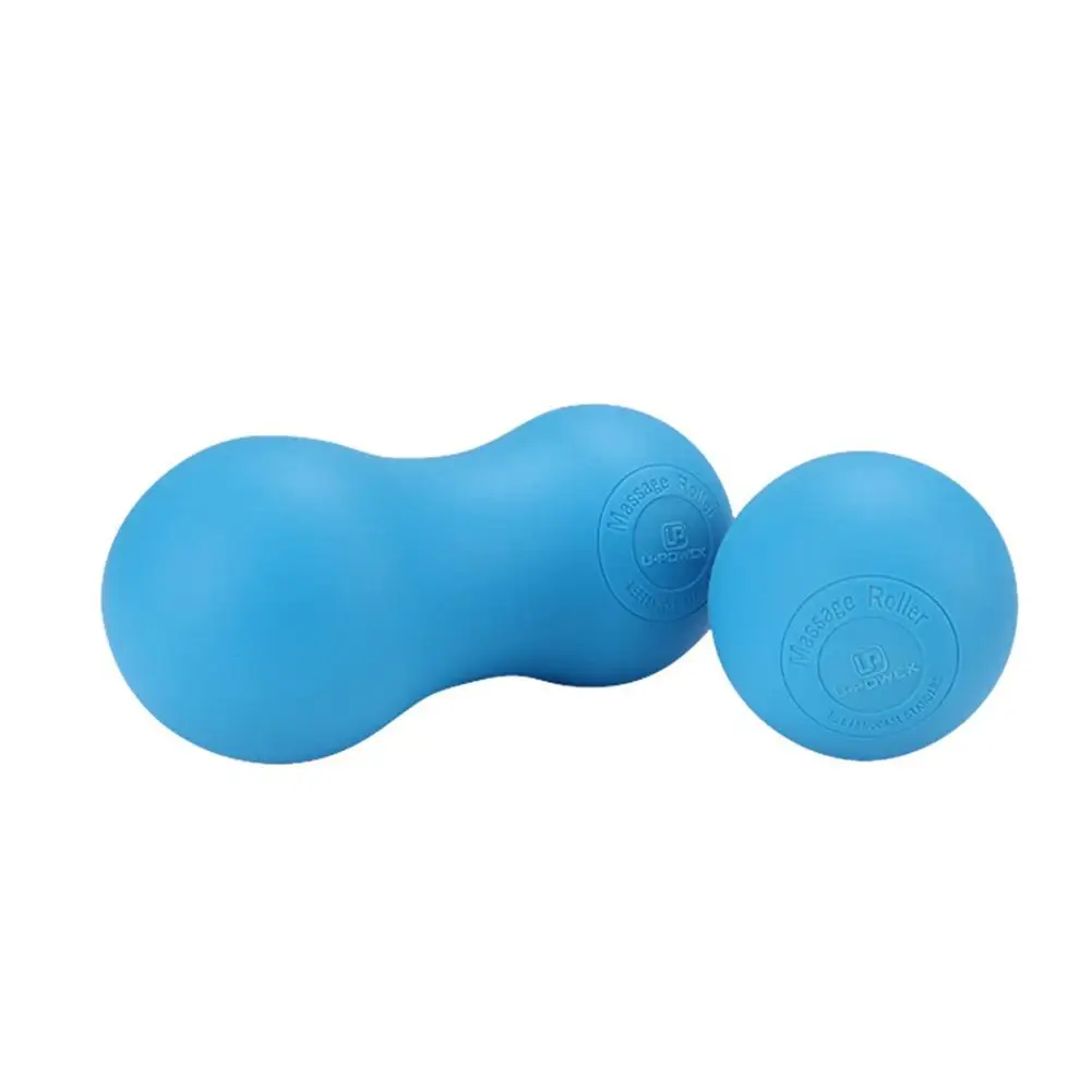 Fitness Peanut Silicone Massage Ball Body Fascia Soft Training Massager For Muscle Relieve Relaxing Gym Exercise Equipment | Спорт и