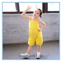 summer childrens fashionnable sling jumpsuit baby infant loose casual romper for boys and girls