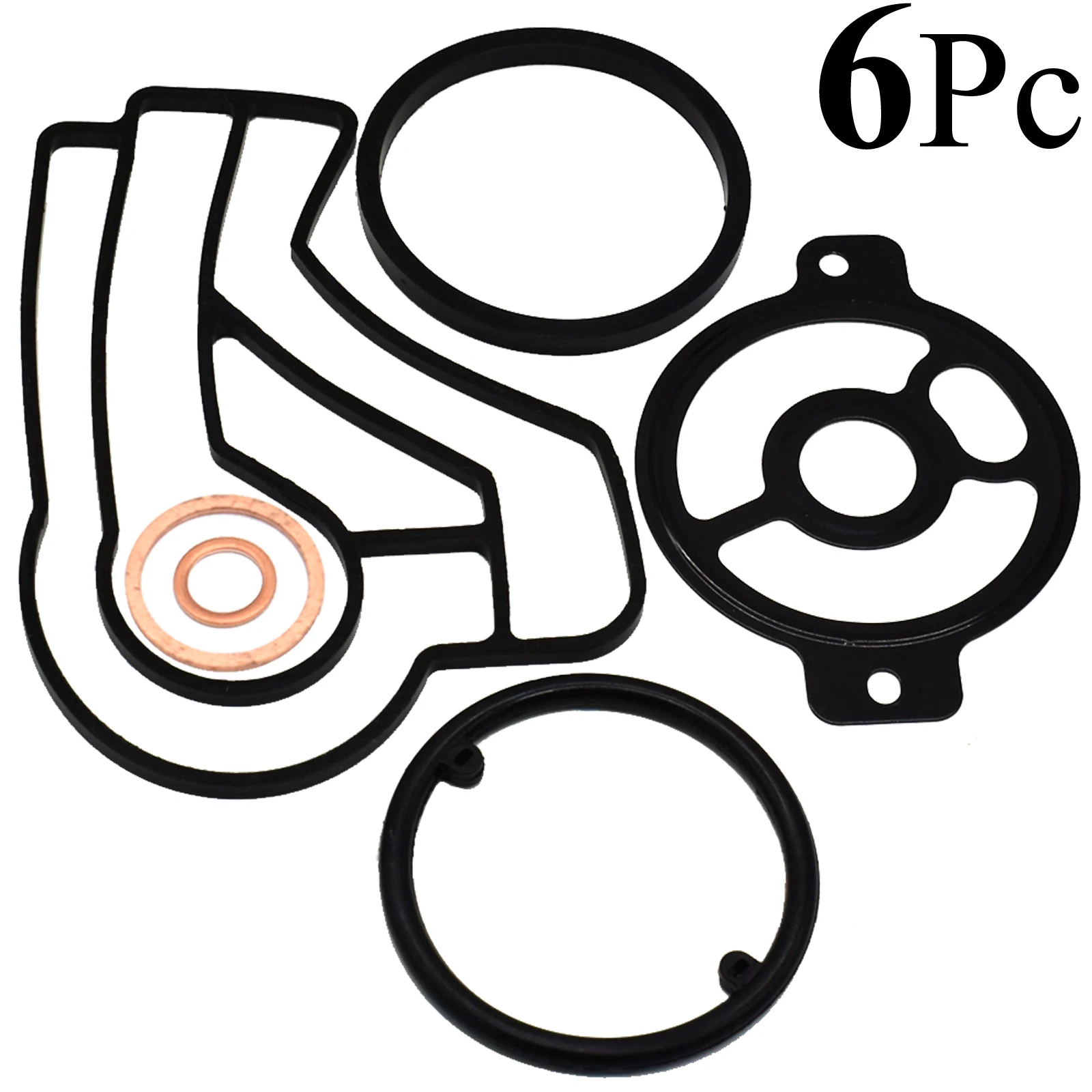 Комплект уплотнений для корпуса фильтра масляного радиатора двигателя