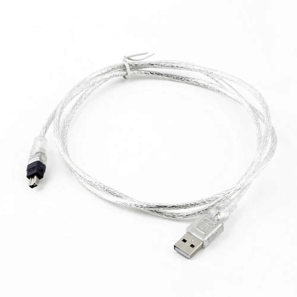 1 шт. 2 м USB 0 мужчина к Firewire iEEE 1394 4 контактный iLink кабель адаптер Папа папа
