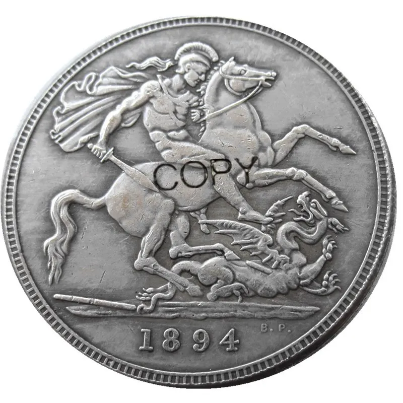 Набор (1893 1900) 7 шт. Великая британская Серебряная корона королева Викторианская