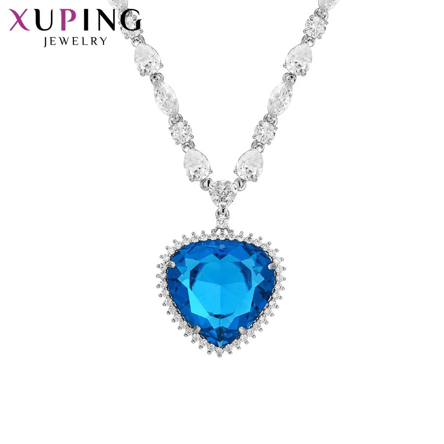 

Xuping Jewelry Heart Shape Pendant Necklace With Synthetic Cubic Zirconia for Women Gift A00915422