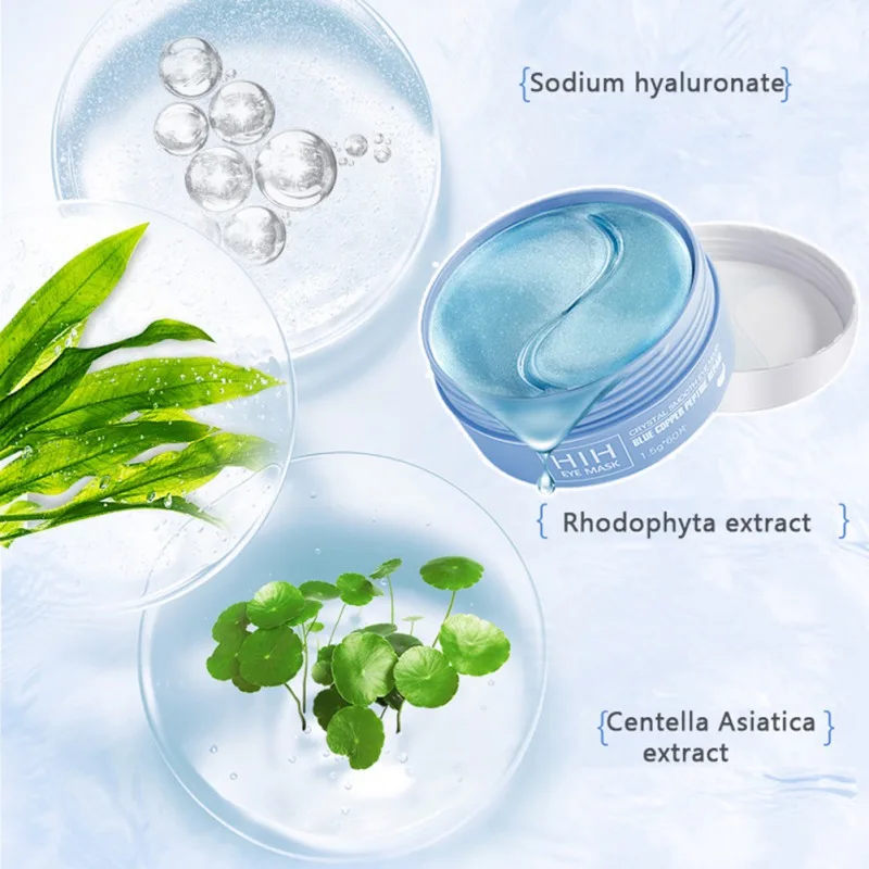 

60pcs Hydrating Reduce Fine Lines Eye Mask Anti-Aging Anti-wrinkle Eye Bag Remove Dark Circles Moisturizing New