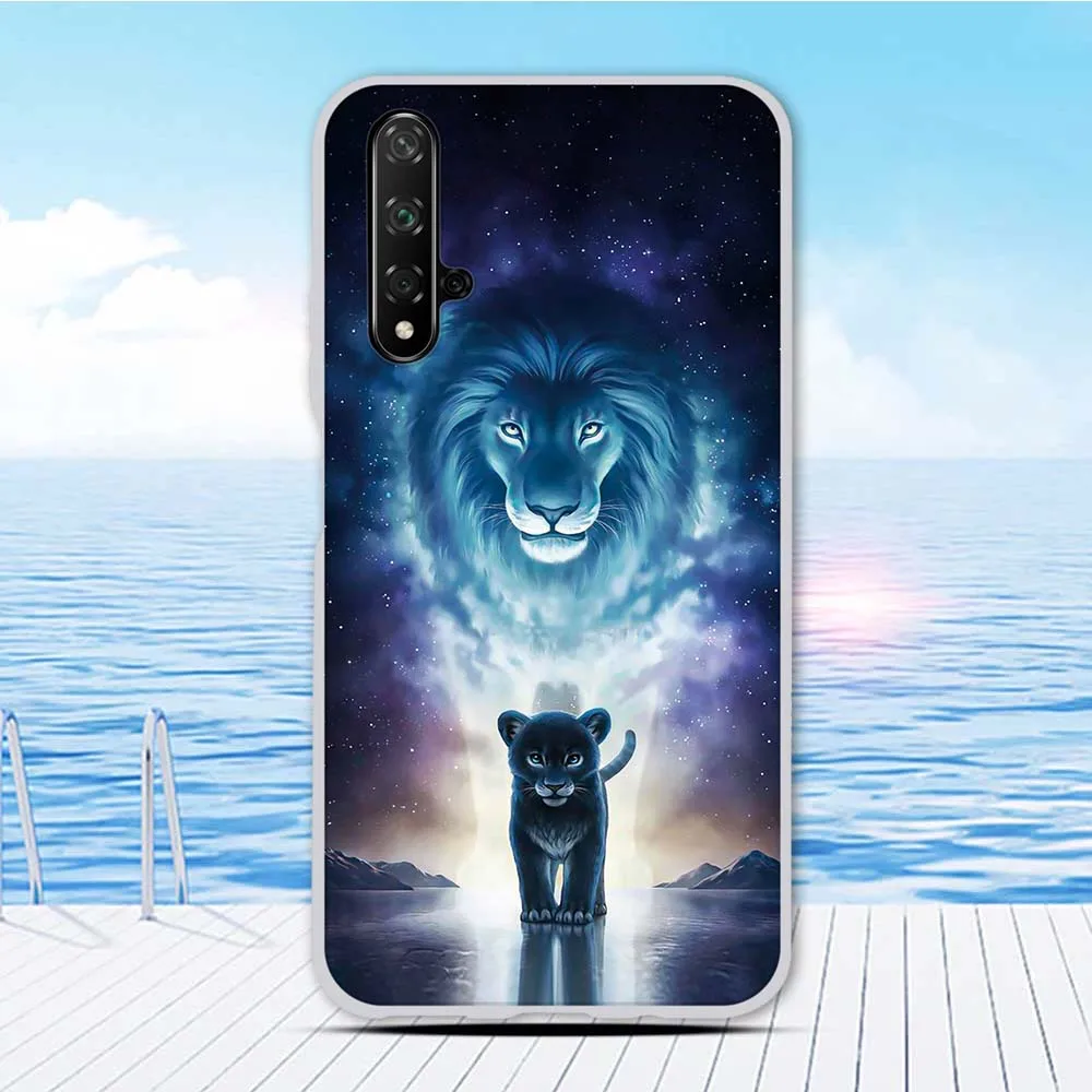 Чехол Funda 6,26 дюйма для huawei nova 5 T, силиконовый чехол для Honor 20, чехол с животным принтом, чехол для Honor 20 S, чехол для телефона, бампер - Цвет: 37