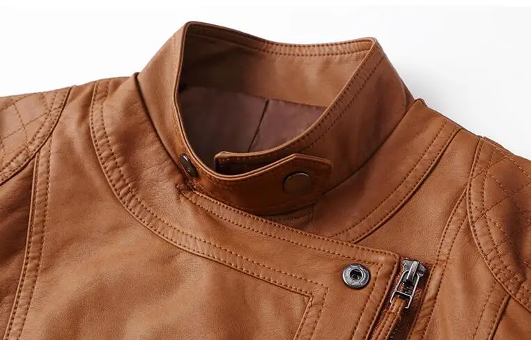 Suit collar leather jacket women short coat diagonal zipper clothes mujer casacas para chamarras de veste femme jaqueta couro