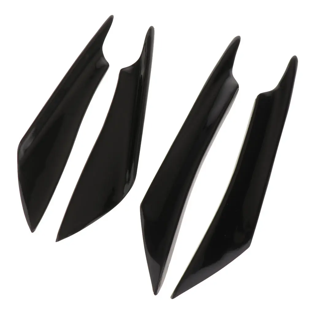 

4 шт., набор диффузоров для переднего бампера из углеродного волокна