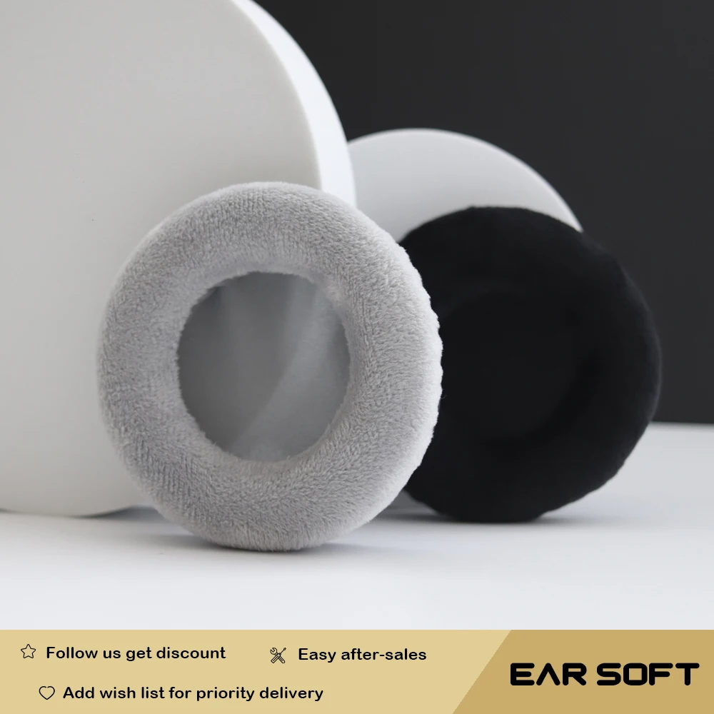 Earsoft Replacement Cushions for ATH-A500 ATH-A500X ATH-A700 Headphones Cushion Velvet Ear Pads Headset Cover Earmuff Sleeve