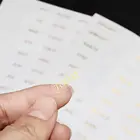 6 шт.12 шт., прозрачные разделители листов для блокнота