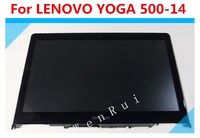 14 lcd touch screen digitizer with frame laptop assembly for lenovo yoga 500 14ibd 80n4 80n5 500 14isk 80r5