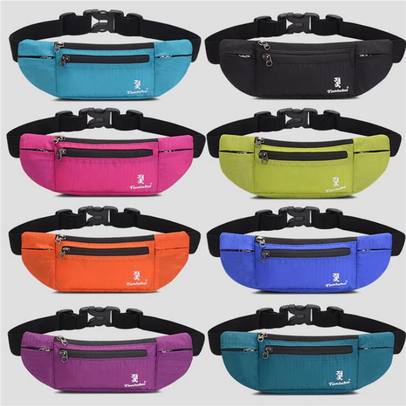 

Men Women Outdoor Running Sports Fanny Pack Multifunctional Fanny Pack Zipper Phone Pouch Outdoor Sports