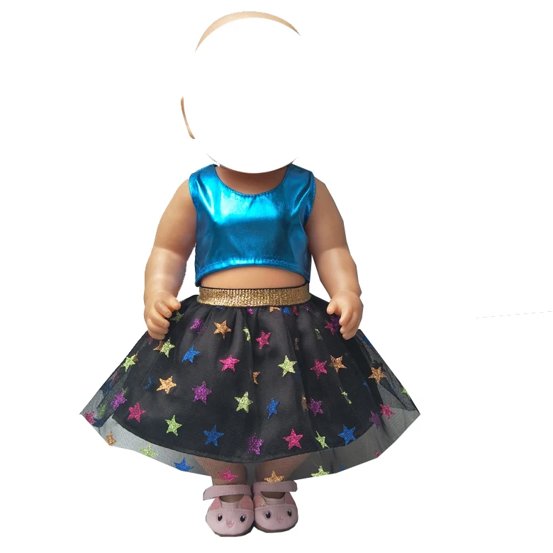 For Doll Dress for 18 Inch Girl Baby Toys Children New Year Gift | Игрушки и хобби