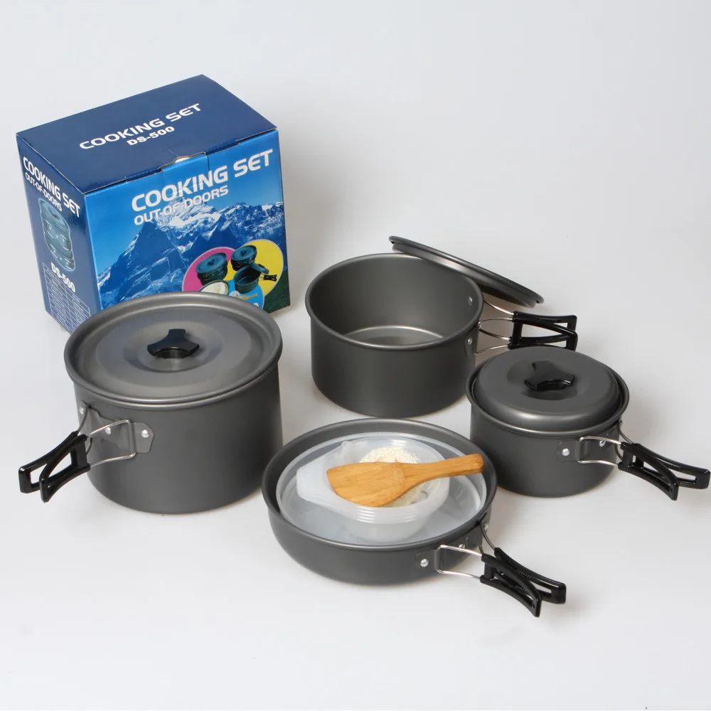 15 шт. походная посуда для пикника приготовления пищи набор заварников