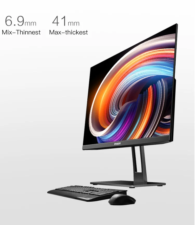 IPASON Mover X 23,8-дюймовый ультратонкий моноблочный компьютер 9th Gen Intel i3-9100F DDR4 8G ram 240G SSD GT1030-2G выделенная карта