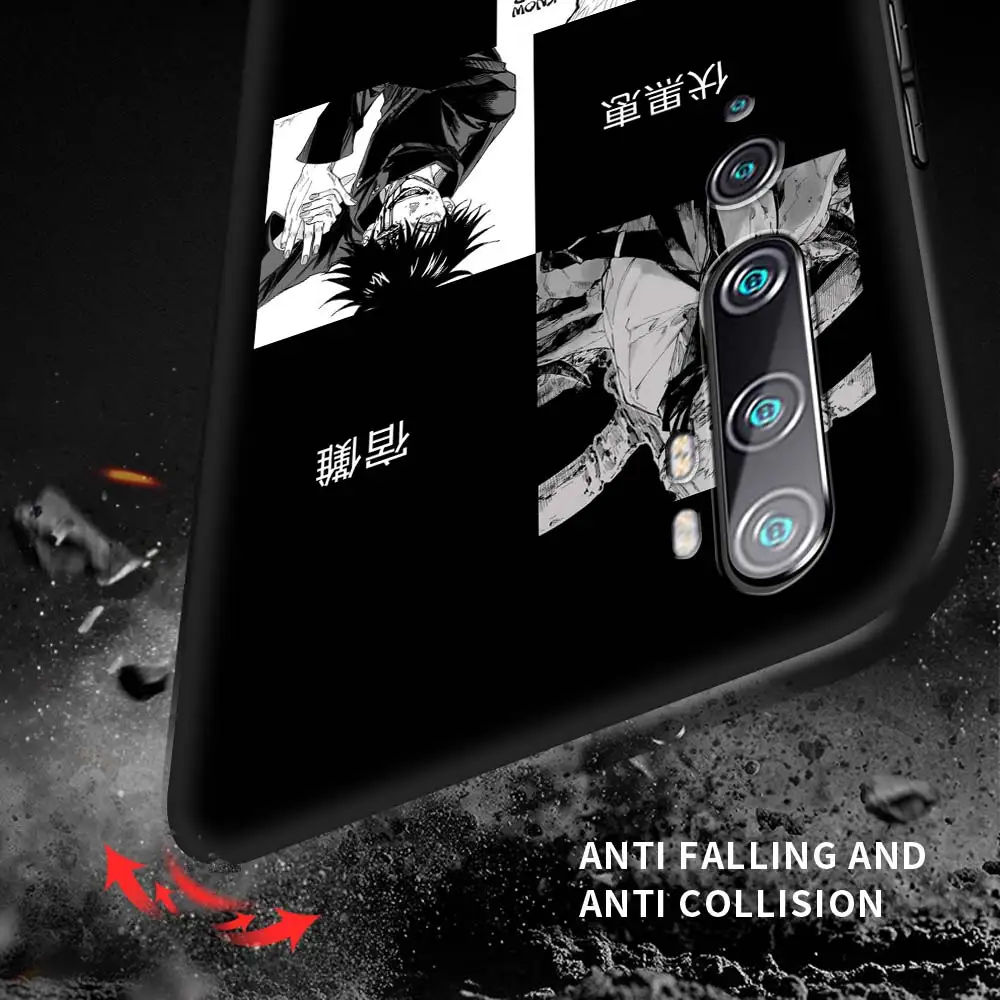 

Jujutsu Kaisen Gojo Satoru Anime Case For Xiaomi Mi 11 Poco X3 NFC Note 10 10T 9T CC9 9 A2 Lite 8 9SE A1 Black Shockproof Shell