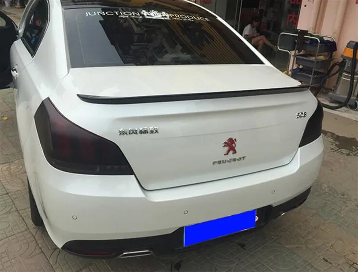 Спойлер для Peugeot 508 высококачественный спойлер из АБС-материала заднего крыла