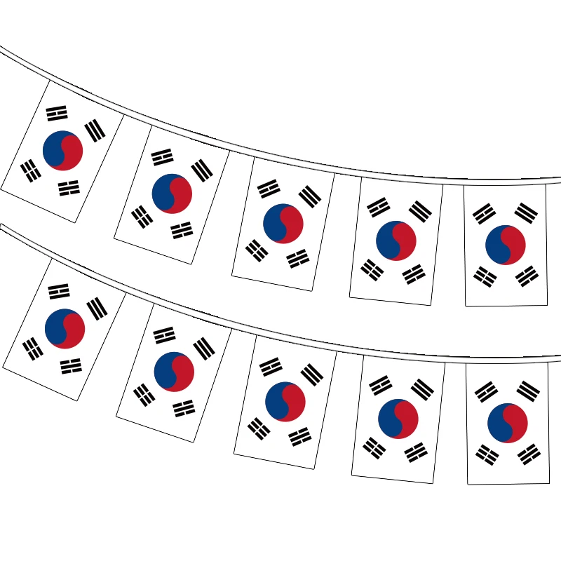 Xvggdg 20 шт./компл. корейские флажки-баннеры баннеры праздничные Вечеринки | Дом и