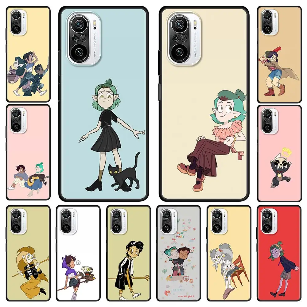 

Cartoon The Owl House Silicone Phone Case for Xiaomi Redmi Note 10 8 9 Pro 7 9A 9T 9S 9C 8 8A K40 Pro Black TPU Soft Funda Cover