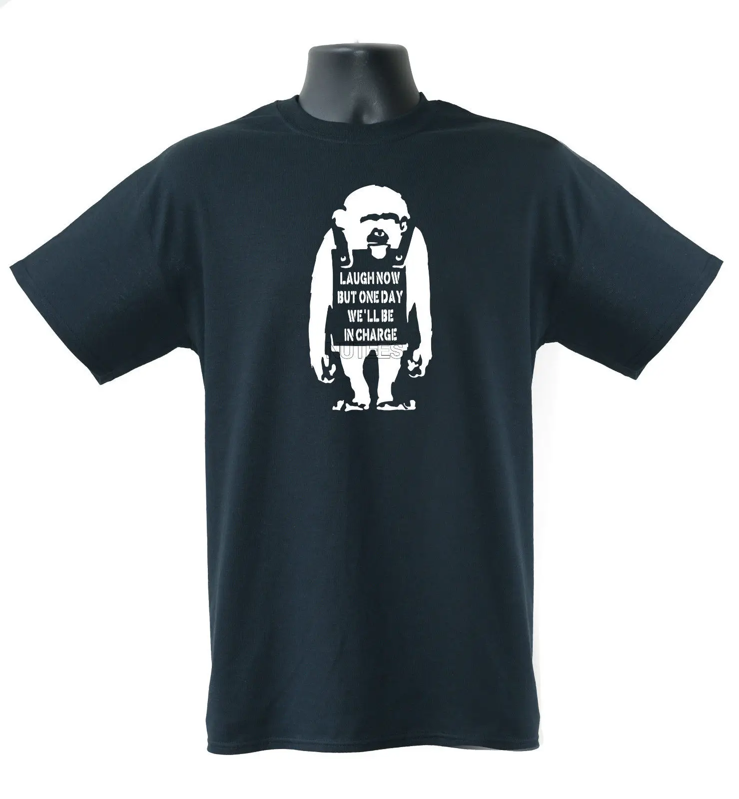 Банкси смех сейчас обезьяна уличное искусство смешные мужские футболки s-xxxl |