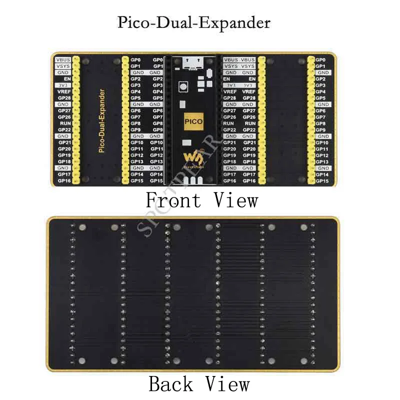 Raspberry Pi Pico двойной/четырехъядерный расширитель два комплекта мужских