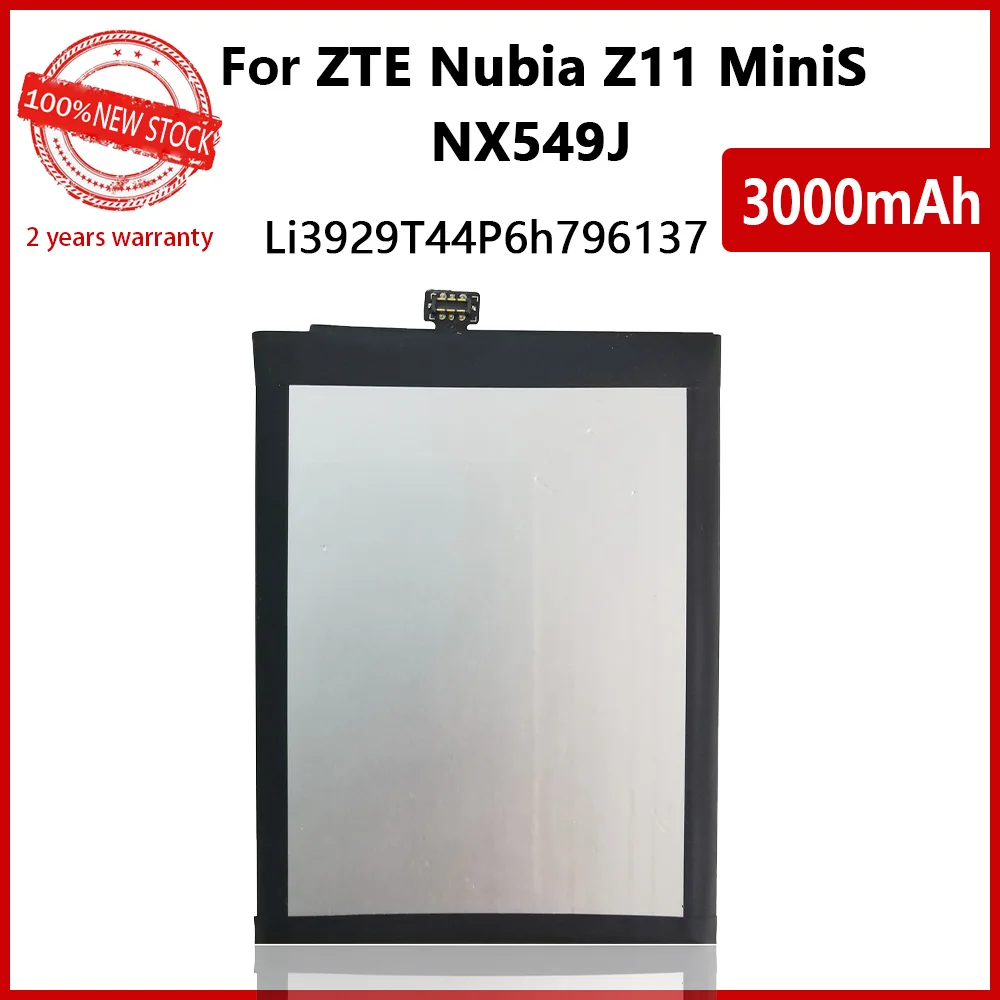 100% Оригинальный аккумулятор 3000 мАч Li3929T44P6h796137 для ZTE Nubia Z11 Mini S Z17 MiniS NX549 NX549J NX569 NX569J