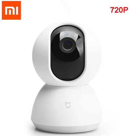 Xiaomi Mijia камера 360 градусов смарт 720P HD WiFi камера ночного видения умная камера CCTV WiFi Pan-tilt Ночная веб-камера - Цветной: 720P Add EU Plug