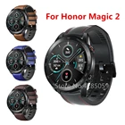 Ремешок кожаный и силиконовый для часов Honor Magic Watch 2 46 мм, браслет для Huawei GT 2eGT 2, наручные часы для Haylou Solar LS05