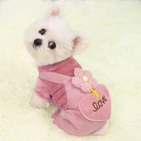 cute pet dog clothes for small dog schnauzer jumpsuit for dogs xxs pomeranian pug yorkshire terrier clothes luxury puppy clothes