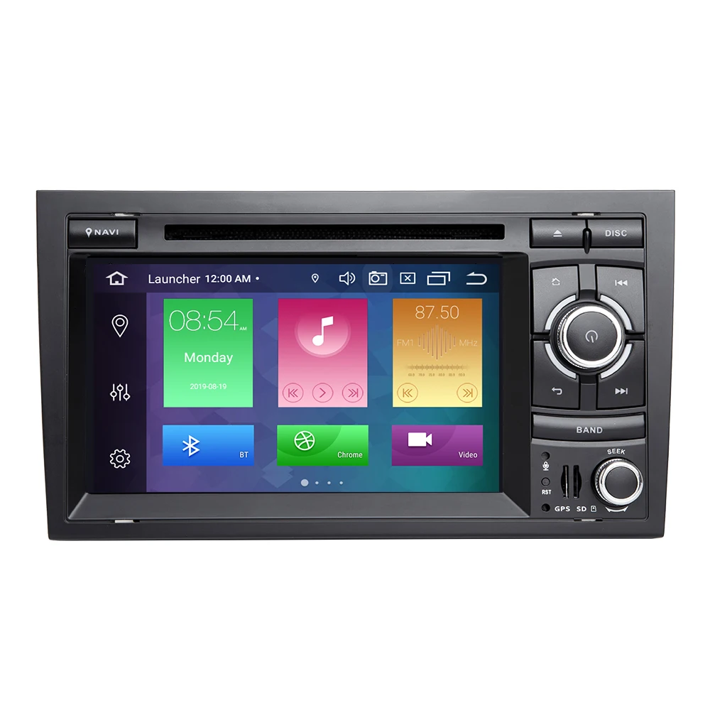 7&quot IPS DSP 4G 64G 2Din Android 10 GPS AutoRadio Multimedia For Audi A4 B8 B6 B7 S4 RS4 SEAT Exeo Navigation dvd player | Автомобили и