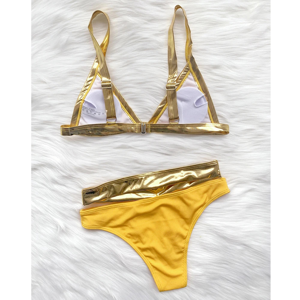 

2021 Sexy Patchwork Bikini Female Swimsuit Women Swimwear High Waist Bikini Set Brazilian Bathing Suits Summer Beach Wear Bather