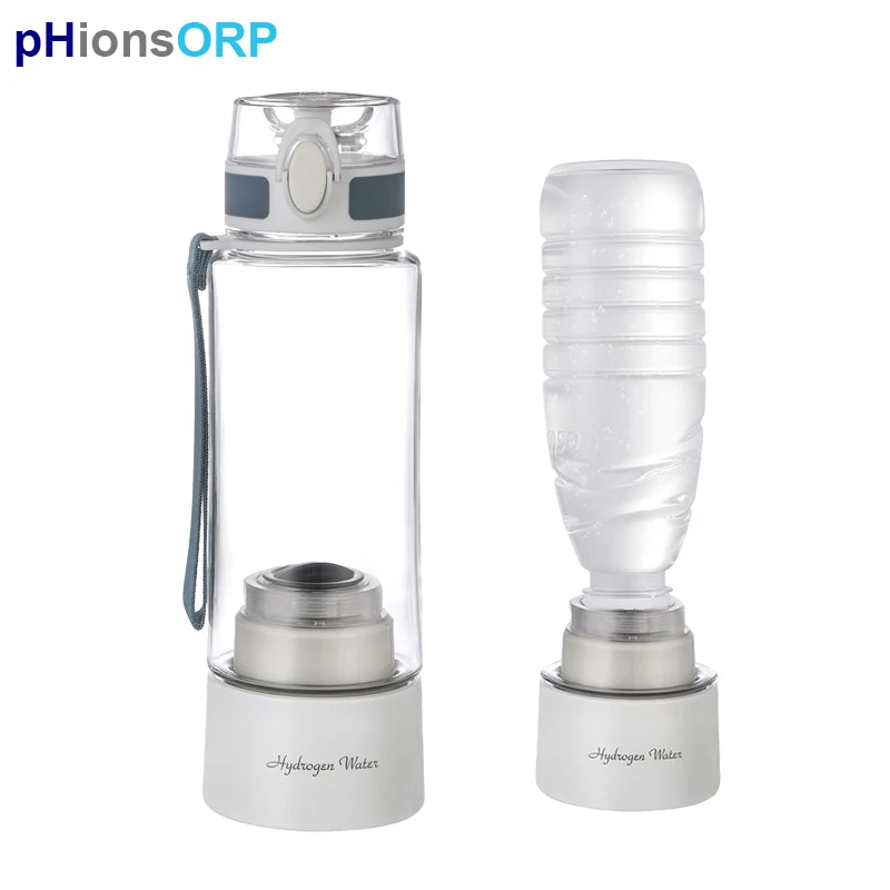 NEW 3000mAh Portable Rich Hydrogen Generator Water Bottle Korea Electrolysis Alkaline Water Ionizer Breathe Pure Hydrogen Device
