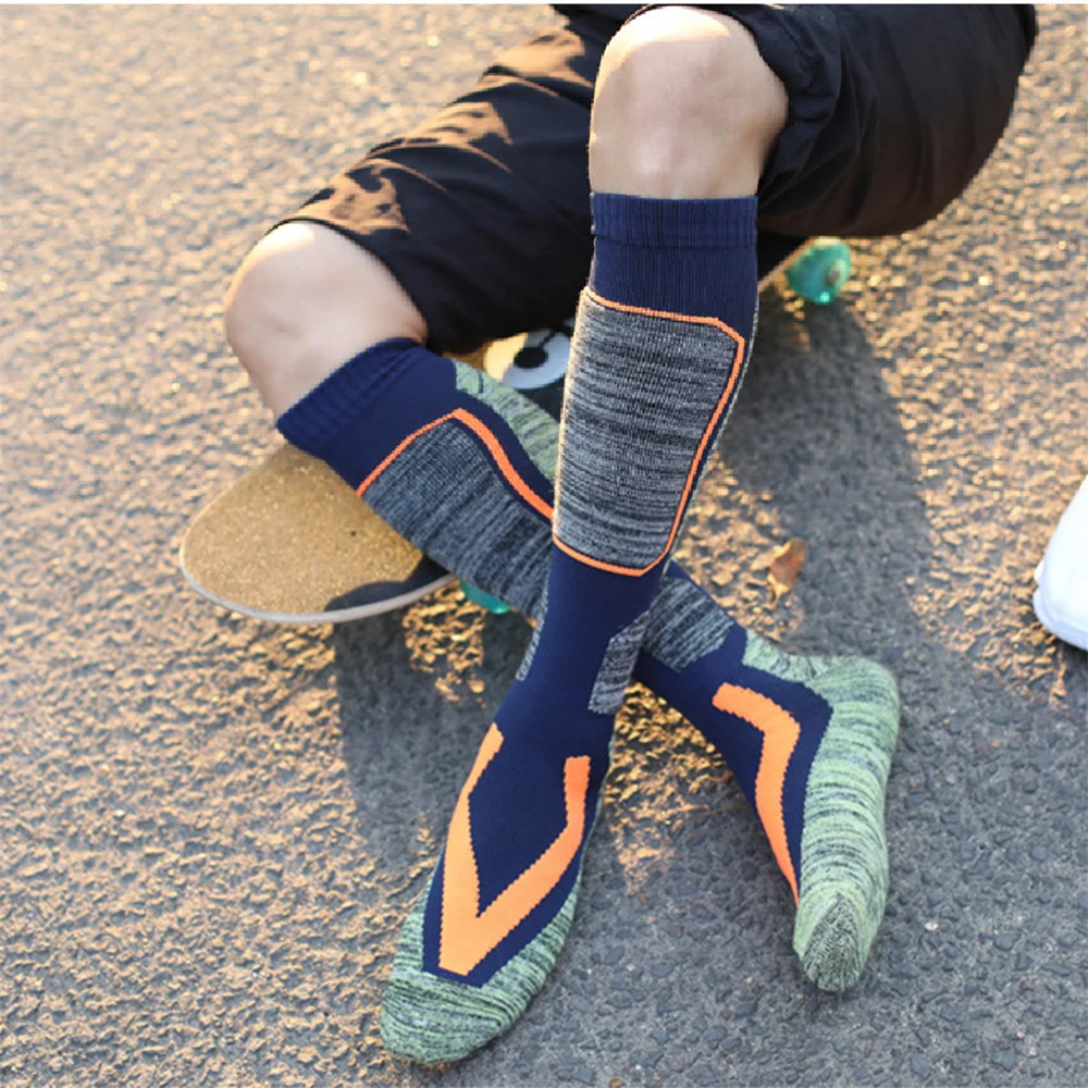 

Outdoor Sports Socks Skiing Thickened Mountaineering Socks Long Tube Absorbing Sweat Warm Stocking Winter Ski Accessories C101