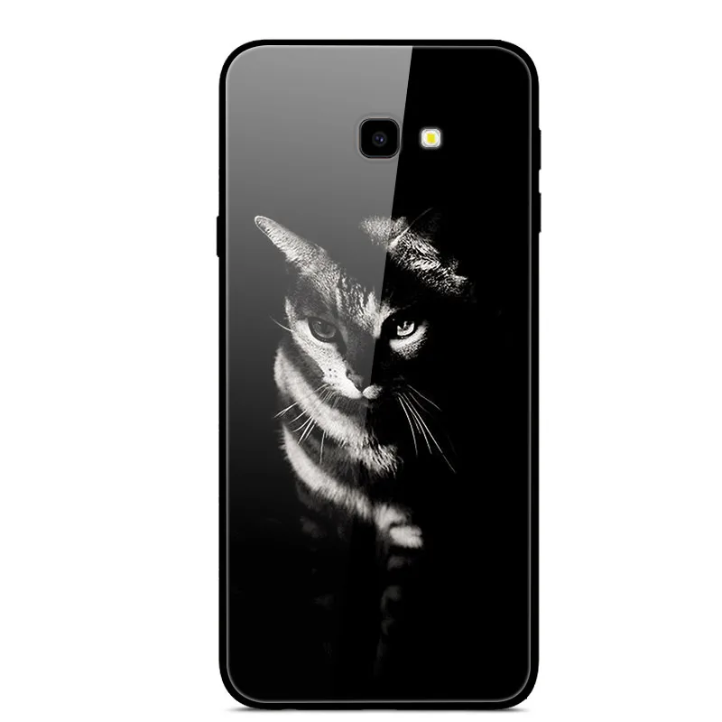 Для samsung J4 Plus чехол закаленное стекло твердая задняя крышка для samsung Galaxy J4 Plus чехол J 4 Plus A20E A2 Core Note 10 Plus