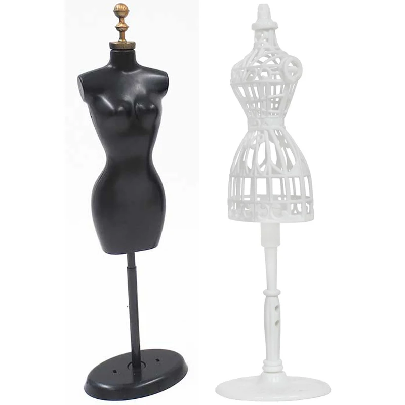 

1PCS Stand Support For Dolls Children DIY Clothes Model Display Dress Clothes Hollow Model Rack Doll Accessories Toys For Girls