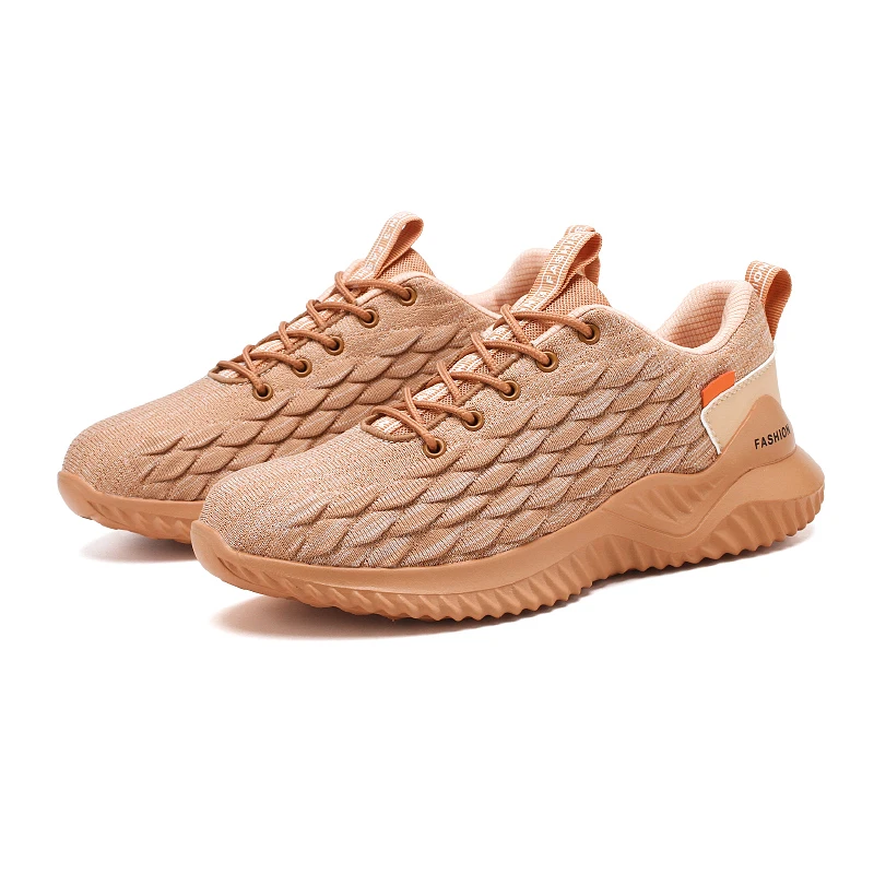 

Running Shoes 2019 Winter New Breathable Flying Woven Sneakers Lightweight Comfortable Lace-up Shoes Brand Fashion Men's Shoes