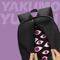 wholesale harajuku anime touhou project yakumo yukari fashion eyes cosplay black student school backpack travel messenger bags