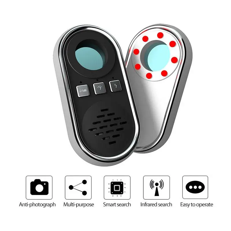

S200 Infrared Detector Laser Camera Detector Infrared Scanning Anti-sneak Shooting Anti-monitoring Sound Light Alarm Portable