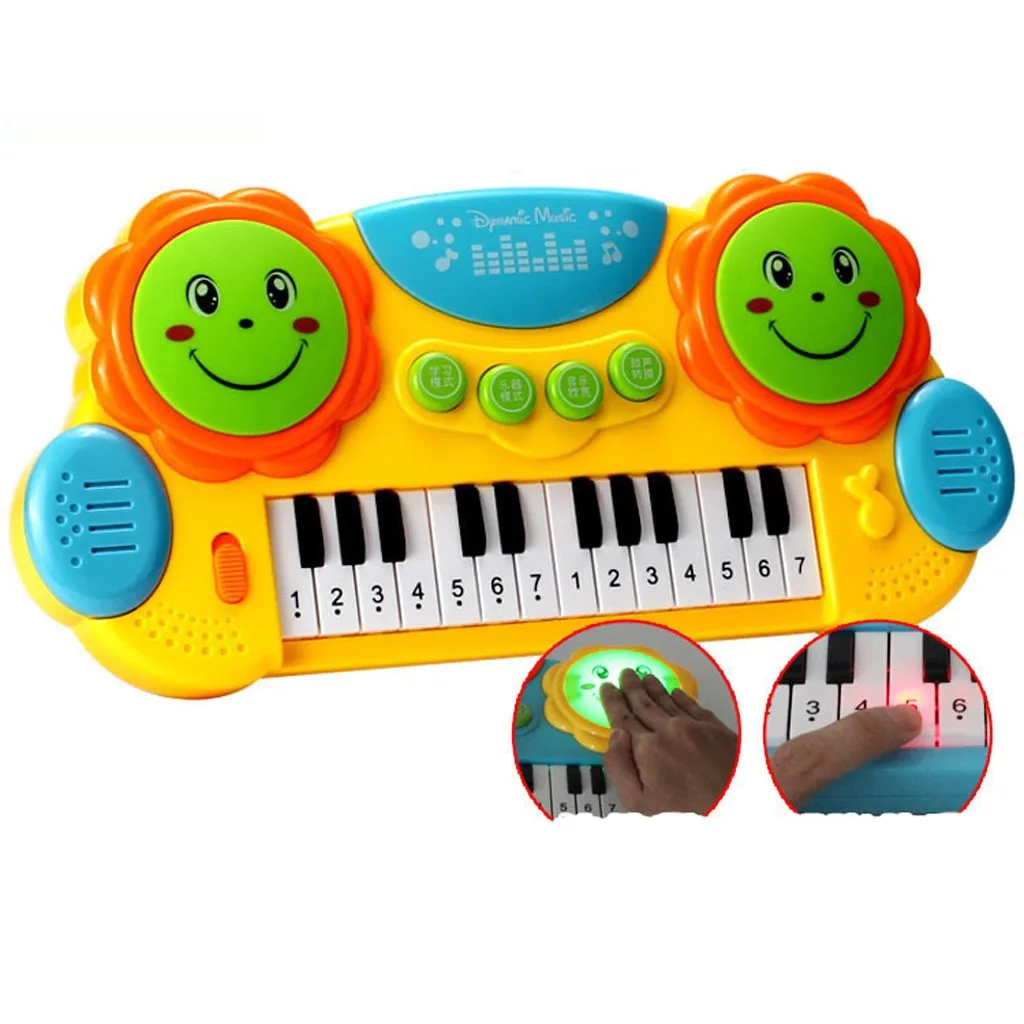 37-клавишная электронная органная цифровая фортепианная клавиатура с микрофоном