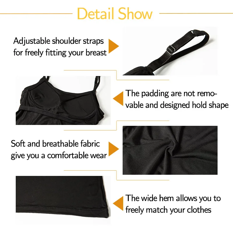 VASLANDA майка с подкладкой бюстгальтер летний топ Mujer Спагетти ремень без рукавов