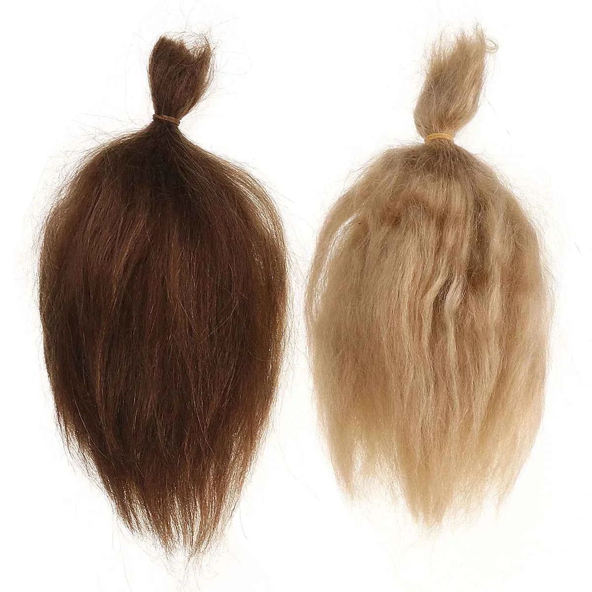 

Кукла из 100% натурального мохера, 15 г, коричневое золото, 6 дюймов