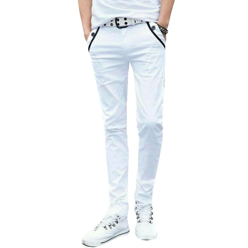 Мужские деловые брюки зауженные повседневные Прямые удобные Стрейчевые с