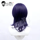 Asaka Karin Косплей парик LoveLive PERFECT DREAM PROJECT PDP Косплей hhsiu dark темно-фиолетовый короткий парик из синтетического волокна
